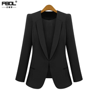 FBOL/法柏一莱2015春装新款女外套修身韩版气质小西服女装短款潮