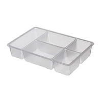 宜家安东尼透明塑料储物盒抽屉分类收纳盒文具幼儿园整理盒