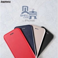 Remax贝壳 苹果iphone6 plus保护套壳5.5寸吸附手机超薄卡槽皮套