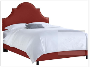 双人床 婚床 布艺180cm北欧美式棉麻 软包床简约小户型可定制包邮