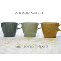 日本直送Moomin姆明100周年纪念作家陶瓷咖啡杯碟组 日本制