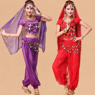 肚皮舞服装 练习服套装 新款高档演出 印度舞蹈表演特价亮点套装