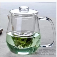 正品包邮加厚耐热玻璃茶壶 大容量花茶壶 企鹅壶 泡茶壶 压嘴壶