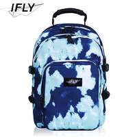 包顺丰ifly2016新款大容量电脑包双肩包男女学生书包旅行旅游背包