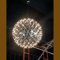 艺术时尚LED火花球圆形餐厅灯moooi客厅灯酒吧大堂吊灯具饰包邮
