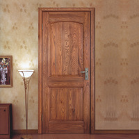 乐淘淘原木门厂家直销美国红橡木开放漆室内门套装实木门YM113