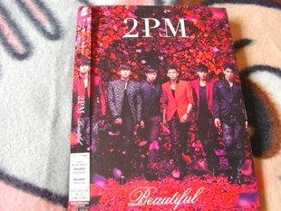 2PM Beautiful(CD+DVD) 初回限定A 有侧标 日版 行货 品相优 有卡