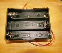 三节 18650电池盒 电池座 充电座 装3节18650电池 带线 3.7V