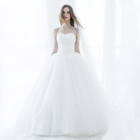 抹胸修身简约蕾丝婚纱礼服 2015新款冬高端复古大码白色新娘婚纱