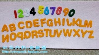 不织布布标 数字/英文字母 切割小布块 DIY创意玩具手工