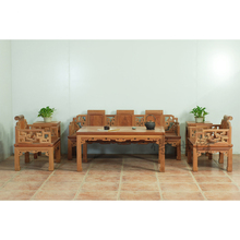 传世隆/福寿纹居家沙发六件套红木家具缅甸花梨/厂家出售选材定做