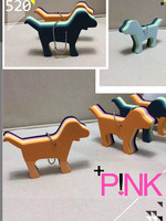 专柜保真维多利亚狗狗pink狗彩色系列钥匙扣装饰饰品钥匙链