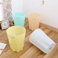 麦宝隆卫生间垃圾桶家用垃圾筒无盖欧式垃圾箱厨房垃圾桶塑料桶