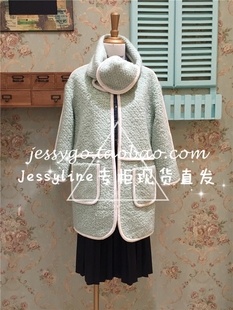 Jessy line杰茜莱专柜现货直发正品代购2015冬新款大衣540505536