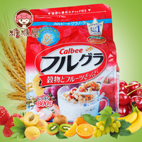 现货日本进口 Calbee卡乐比卡乐b燕麦水果谷物燕麦片800g营养早餐