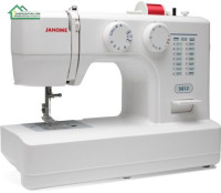 海外代购 缝纫机 Janome 5812缝纫机简约白色时尚台式家用电器