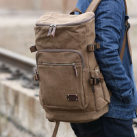 新款复古韩版双肩包时尚休闲双肩背包男学生书包行李包旅行包潮流