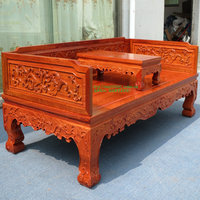 明式家具；远山中式古典红木家具；缅甸花梨木罗汉床；大果紫檀木