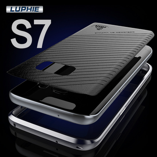 三星S7edge手机壳s7 曲面金属边框g9350曲面保护套s7超薄防摔边框