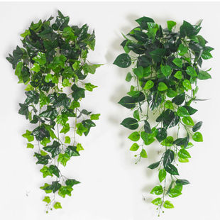 植物墙仿真植物假花藤条藤蔓客厅室内装饰绿植墙壁挂塑料树叶绿萝