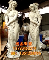 欧式天使人物雕塑花园大型人物雕塑艺术摆件西方月亮女神仕女现货