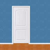 艺邦门业室内门套装门实木复合烤漆门卧室门工程门现代简约白色