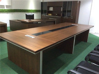 定制会议桌 3.6米2.4米会议桌 简约接待桌 开会桌 培训桌 洽谈桌