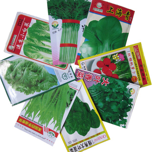 【天天特价】四季种植多种叶菜彩包蔬菜种子套餐 8种青菜籽 万粒