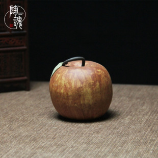【陶魂】正品宜兴紫砂壶苹果茶宠精品摆件雕塑工艺品