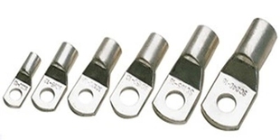 SC2.5-5窥口铜接线端子 2.5-5铜鼻子 电缆铜端子 紫铜镀锡接线鼻