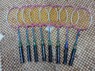 上海航空牌羽毛球拍70年代怀旧球拍小羽毛球拍铁框架古董收藏