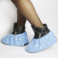 布鞋套可反复洗家用棉布脚套加厚防滑透气耐磨耐脏室内防尘鞋套