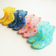 包邮 出口日本超可爱水晶果冻防滑儿童雨鞋女男童水鞋雨靴小童
