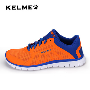 KELME卡尔美 男鞋运动鞋轻便防滑减震跑步鞋 耐磨网布透气慢跑鞋