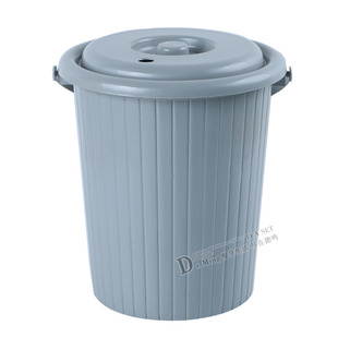 塑料茶渣桶茶道零配欧式垃圾桶带过滤茶渣茶水桶圆形创意蓄水桶
