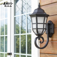 美式中式简约欧式户外壁灯led 防水庭院灯过道阳台灯花园墙壁灯具