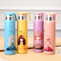 儿童卡通保温杯女学生可爱韩国不锈钢真空保温瓶创意便携男水杯子
