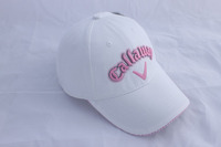 高尔夫球帽子 女款太阳帽子遮阳帽子 沙滩帽 排球帽子全棉透气粉
