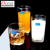Ocean玻璃杯子创意威士忌杯洋酒杯牛奶杯果汁杯冷饮杯耐热水杯