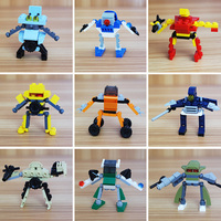 正版星钻积木 小盒拼装玩具3变机器人战士男孩益智6-7-8-9岁星钻