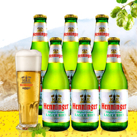 德国亨格啤酒 原装进口 亨格瓶装 330ML*6 德国啤酒 促销包邮