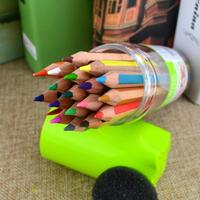 晨光彩铅笔18色水溶性彩色铅笔 儿童画画学生绘画 专业填色本彩铅