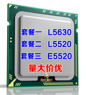 Intel 至强 L5630 L5520 E5520 CPU 1366针 正式版质保一年