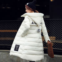 羽绒棉服女中长款冬季新款韩国修身显瘦棉衣大码加厚长袖棉袄外套