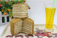 俄罗斯双山提拉米苏蜂蜜千层蛋糕进口俄罗斯新鲜蛋糕 2盒包邮
