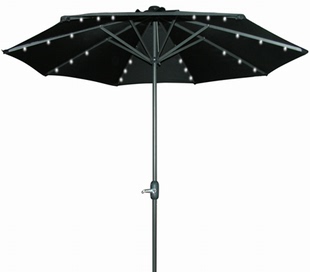 阳光骆驼 户外休闲太阳能LED灯伞遮阳伞庭院伞大花园伞室外沙滩伞