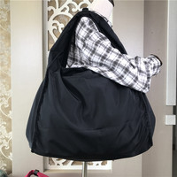 新款尼龙布手提单肩大容量女布包欧美时尚旅行包邮中年斜挎妈妈包