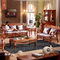东南亚藤沙发客厅沙发组合五件套藤竹实木沙发藤艺家具藤木家具