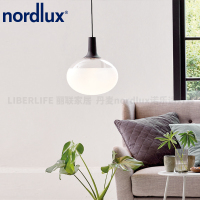 丹麦nordlux诺乐适北欧简约现代吊灯客厅卧室玻璃圆球单头灯具