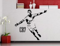 包邮C罗墙贴CR7足球明星海报卧室背景墙贴画宿舍创意装饰墙纸